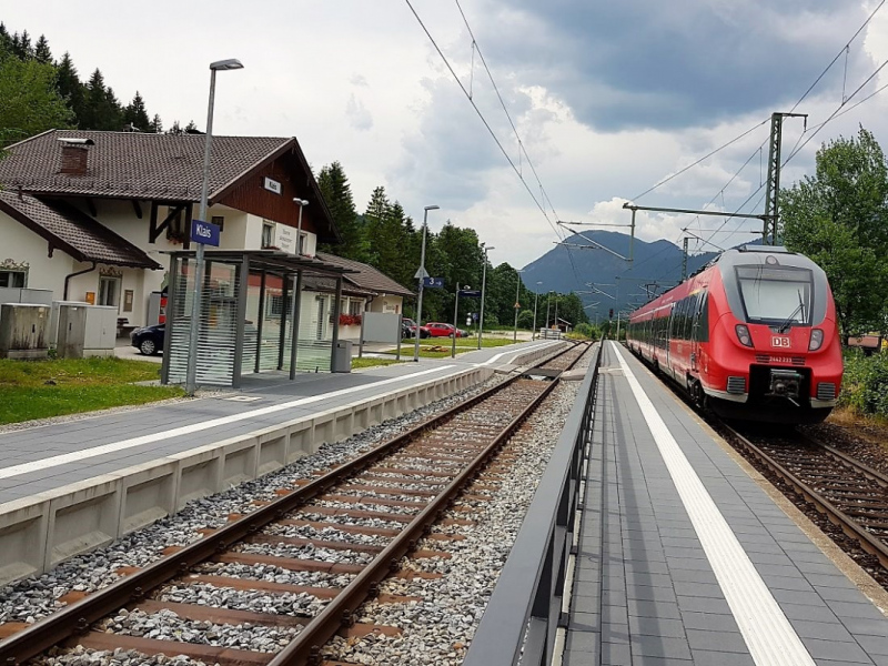 23 Züge halten in Klais – Im höchsten Bahnhof Bayerns