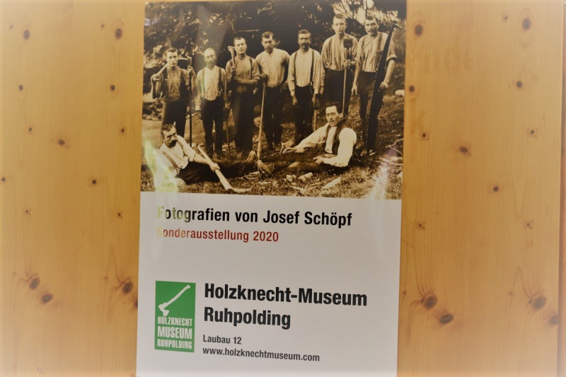 Wanderfotograf Josef Schöpf – Holzarbeiter auf Saison