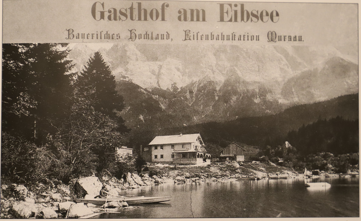 Gasthof Eibsee - Postkarte aus der Reihe Archivbilder, Garmisch-Partenkirchen, Sutton Verlag, Erfurt