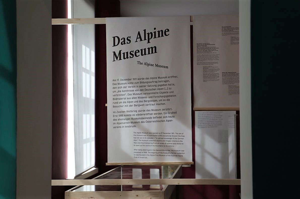 150 Jahre Deutscher Alpenverein. Ausstellung im Alpinen Museum München. (Foto: Knut Kuckel)
